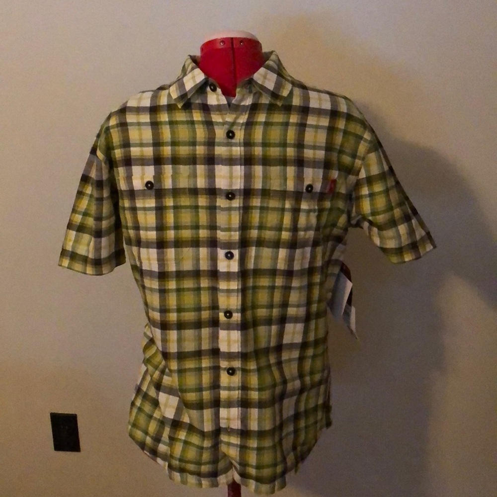 EMS Ranger SS Plaid short Sleeve Button Down